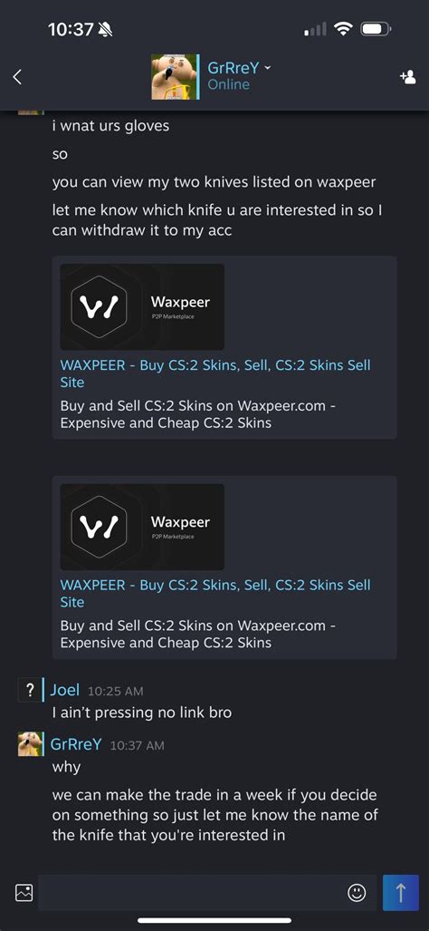 waxpeer scam.
